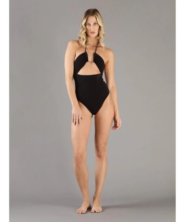 Calvin Klein vientisas maudymosi kostiumėlis KW0KW02813/BEH