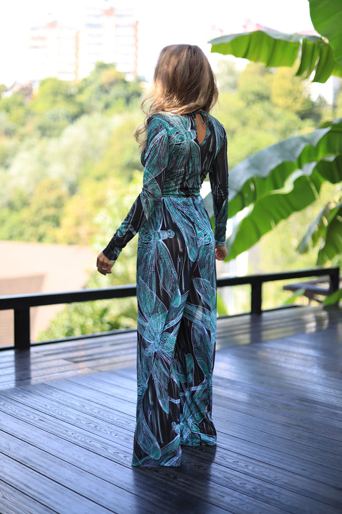 Paplūdimio kelnės july 26m/green dragonfly on black